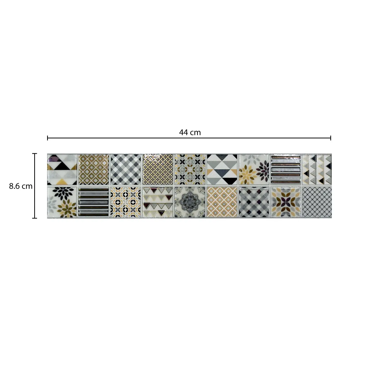 Listelo Janis 44 x 8.6 cm KANTU (Pieza)