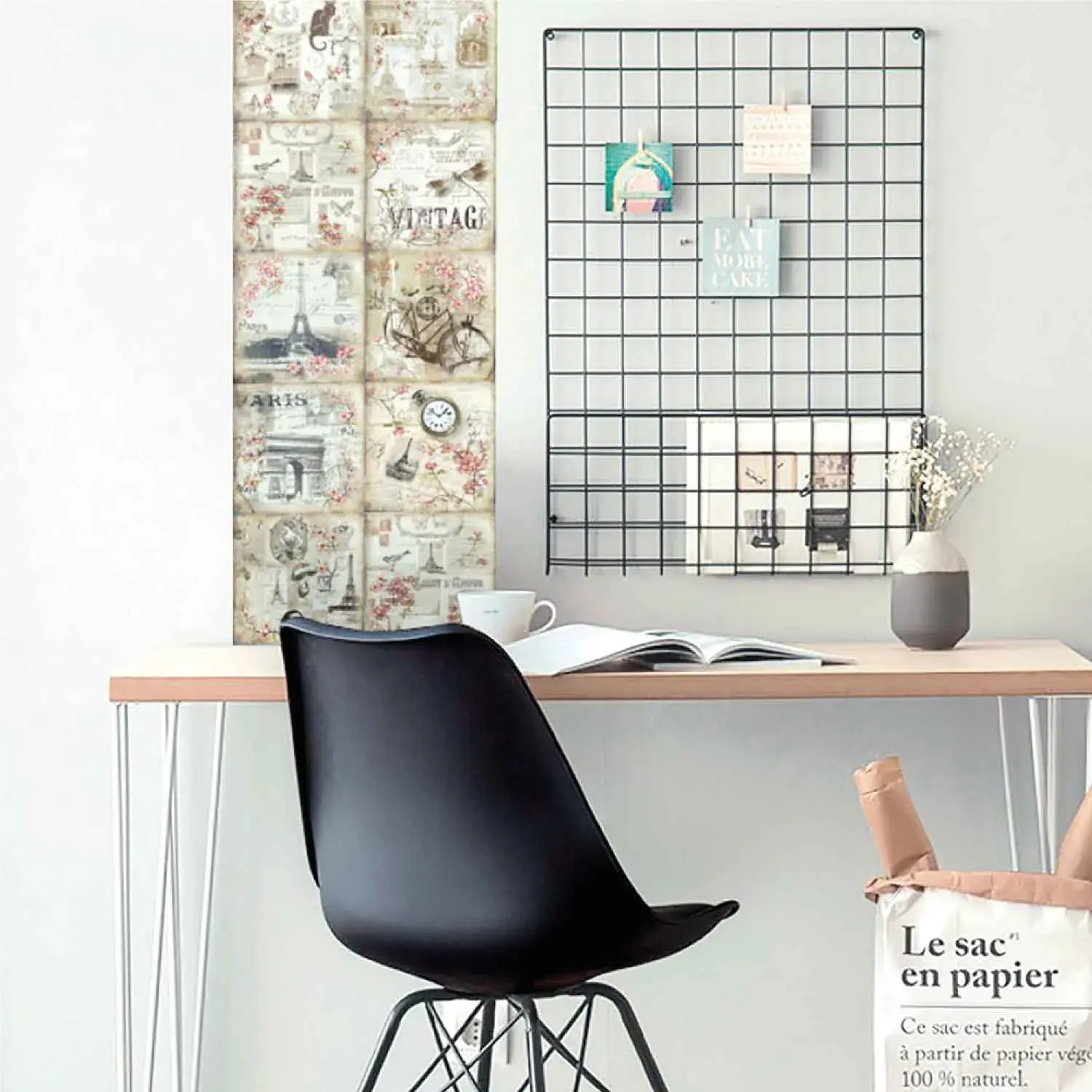 Vinil Autoadhesivo Paris 15x15 cm KANTU (Pack 9 Und.)