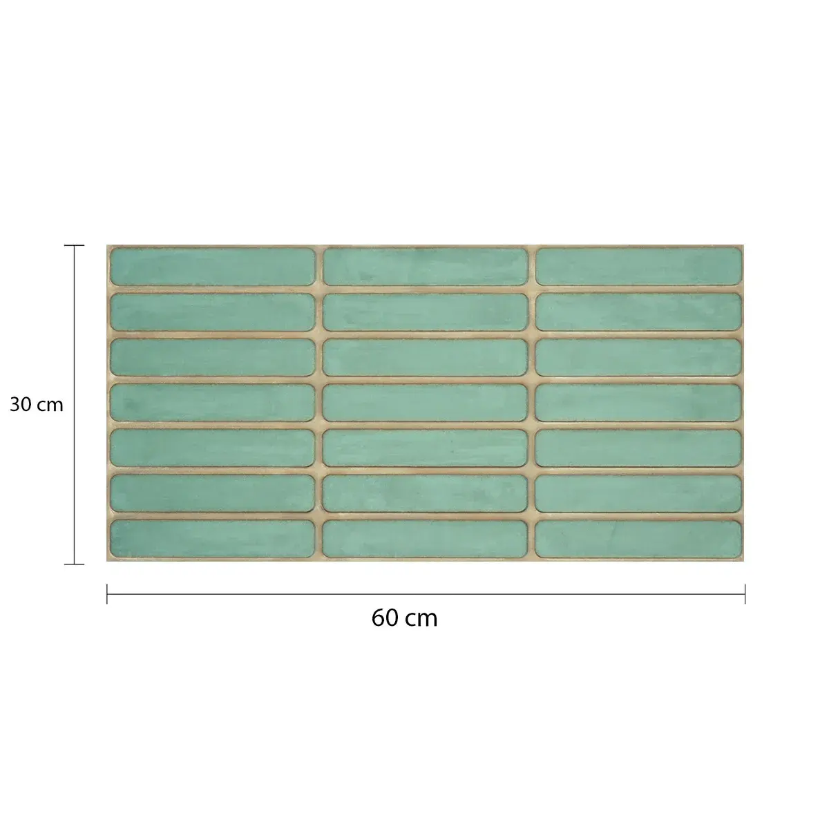 Decorado Mítica Green MAASTRICHT 30 x 60 cm (Pieza)